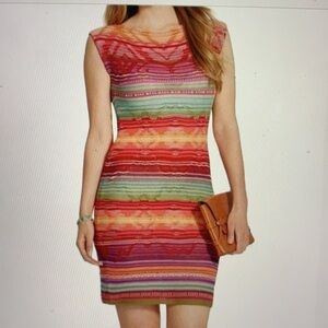 Lauren Ralph Lauren Multicolor Knit Dress SP